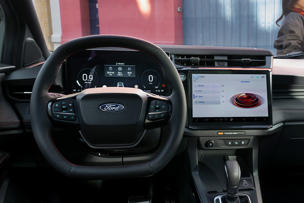 Nouveau Ford Puma montrant les modes de conduite sélectionnables