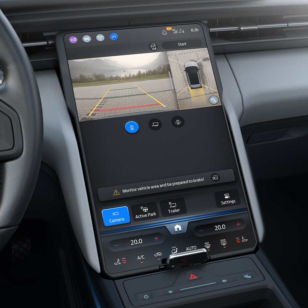 Ford Explorer: démonstration du système de caméra 360 degrés.