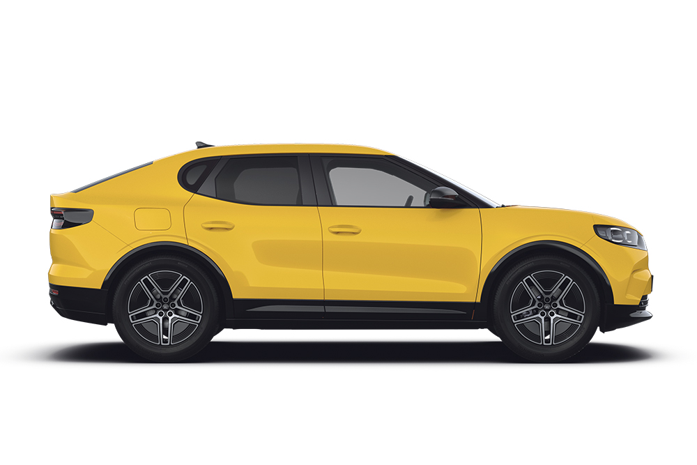 Ford Capri jaune, de la gamme SUV Ford.