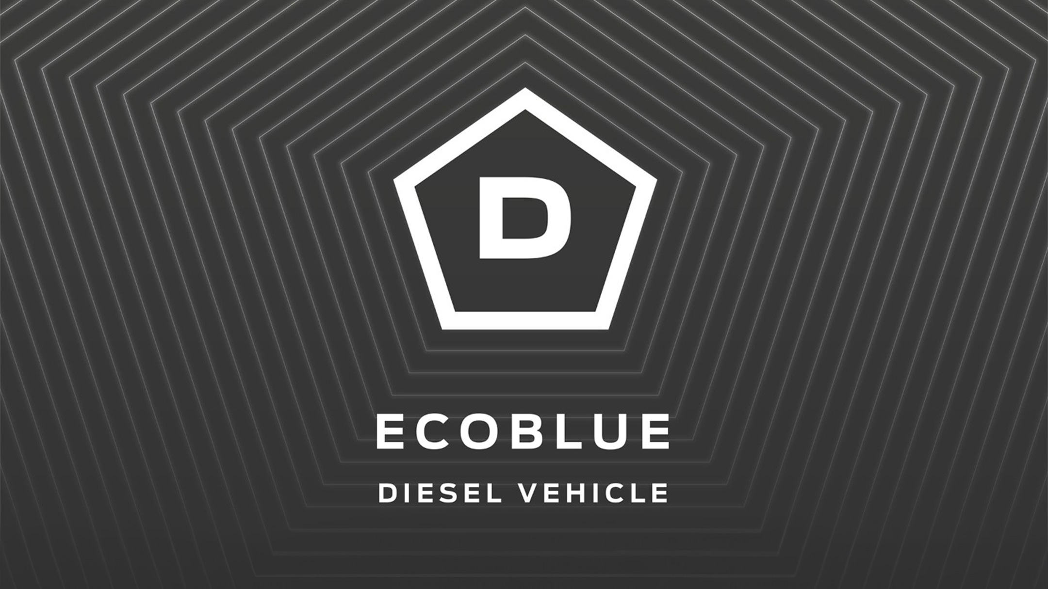 Logo de véhicule diesel EcoBlue