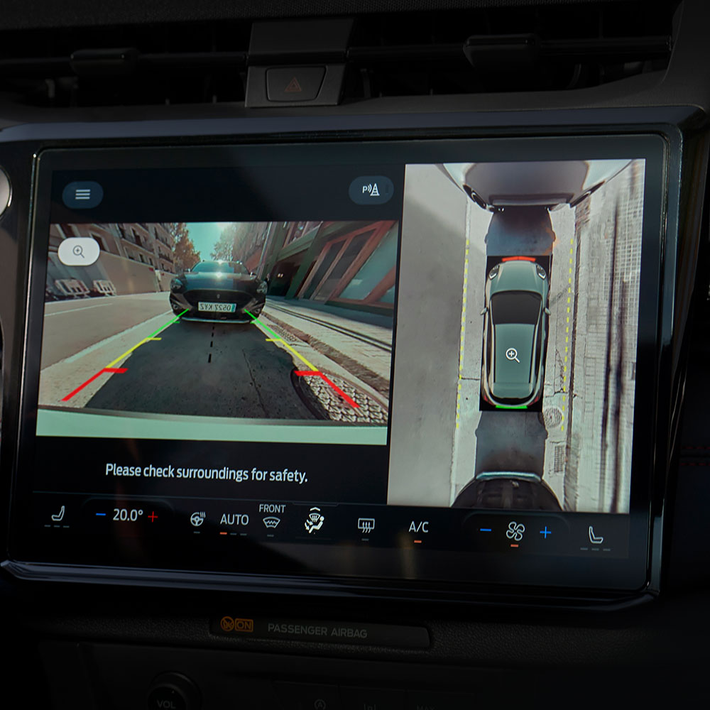 Ford Rear view camera graphic