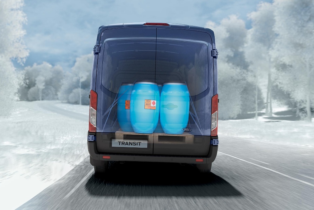 Ford Transit, illustration du contrôle adaptatif de la charge